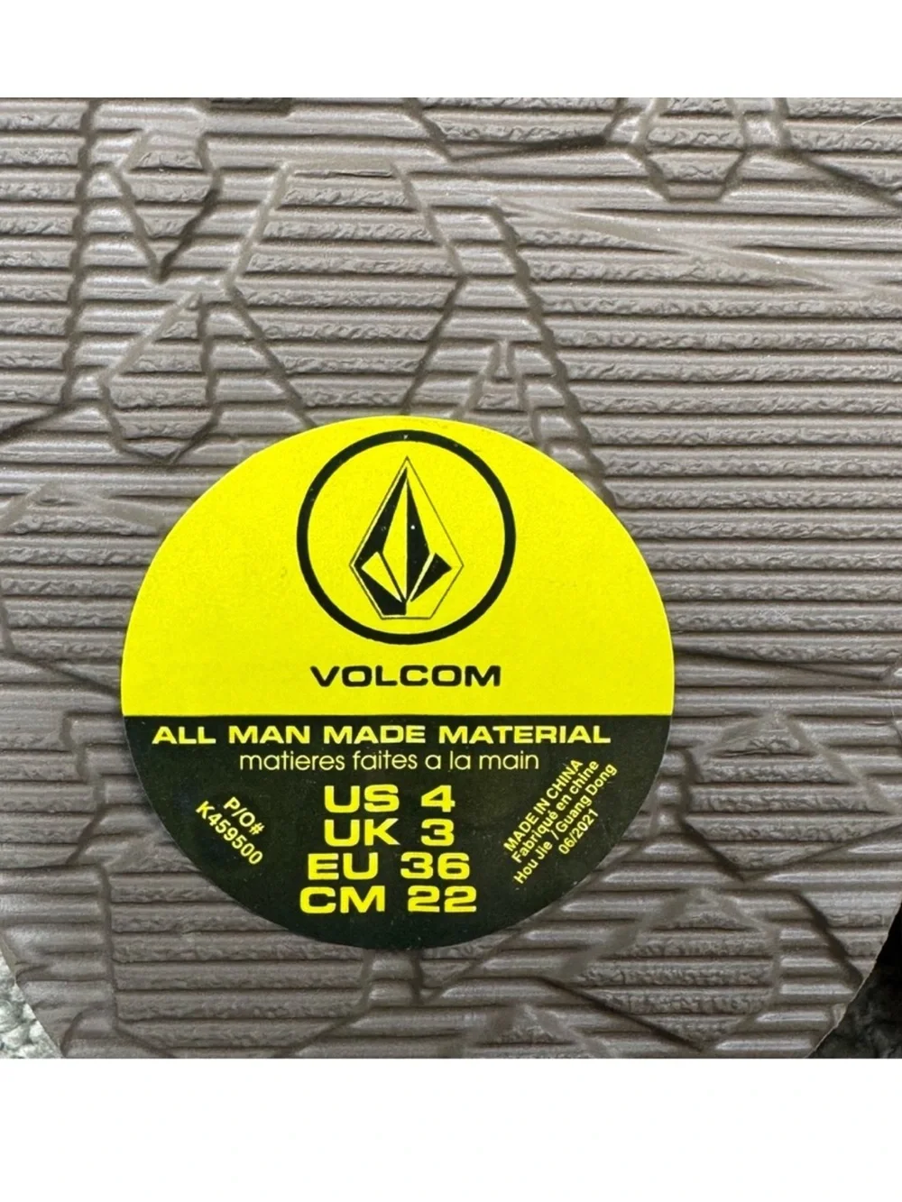 Volcom Kids Camo Flip Flops in Green and Black